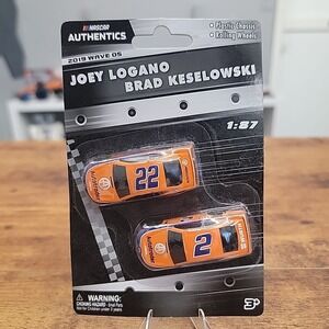 NASCAR Authentics Joey Logano Brad Keselowski 2019 Wave 05 1 87 Scale Diecast